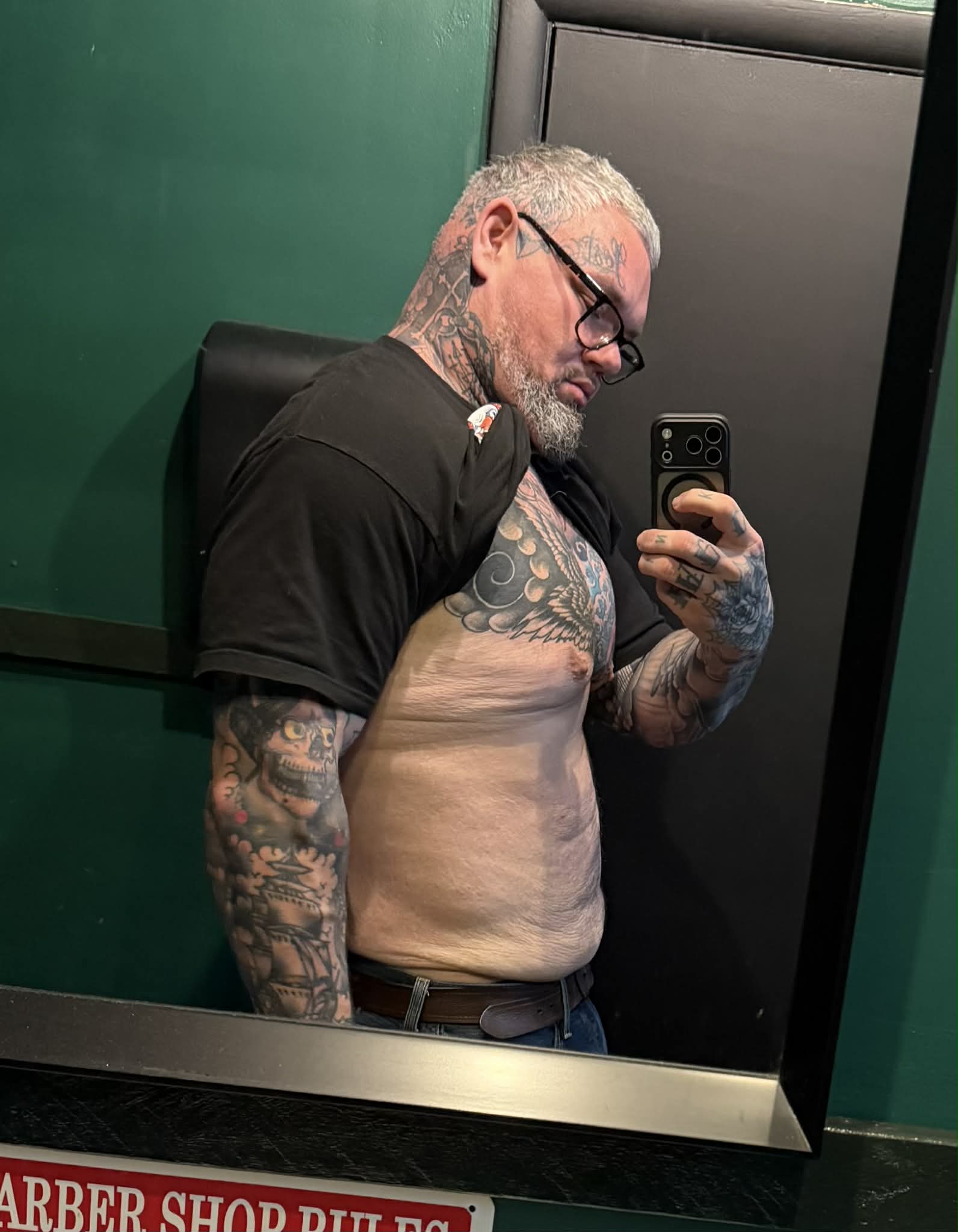 Founder after transformation progress photo